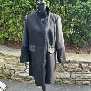 Kensie Women's Black Wool Coat